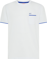 Immagine di T-SHIRT A MANICA CORTA DA UOMO SUN68 PIQUET SMALL STRIPE FLUO T36119 01